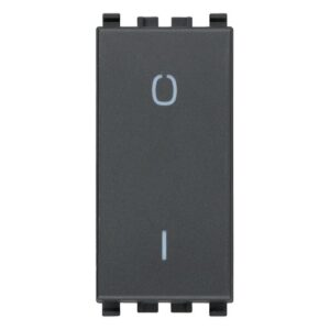 Interruttore 2P 16A Vimar Eikon Grigio
